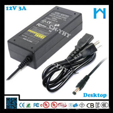 lightning hdmi adapter 12v 3a ac dc adapter with kc 36w desktop adaptor